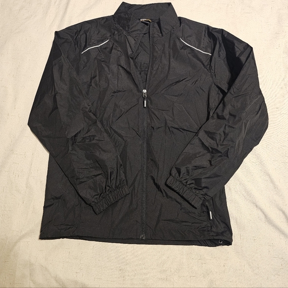 CORE 365 Unlined Lightweight Full Zip Water Resistant Windbreaker Jacket SzS - Picture 2 of 6